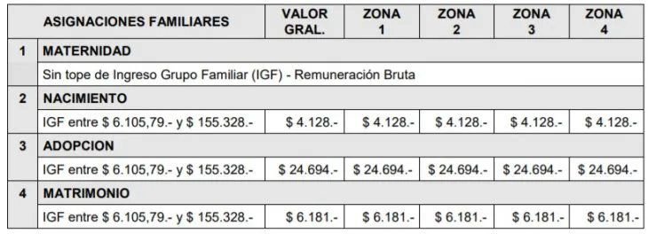 Anses oficiliazó el aumento del 7,5% en las Asignaciones Familiares 2 A