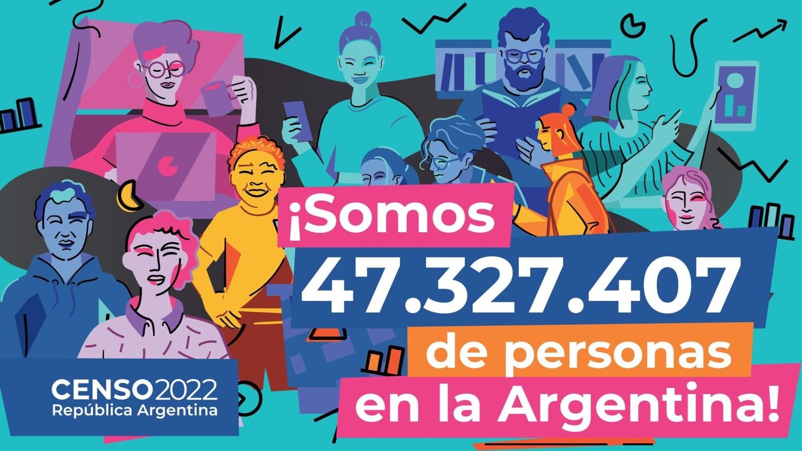 La población argentina supera los 47,3 millones de personas, según datos provisorios del INDEC 1 332572 1653008010