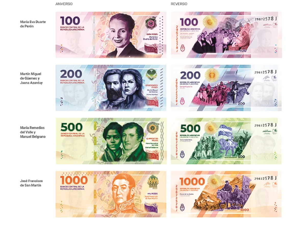 Quiénes son los próceres y heroínas que aparecerán en los nuevos billetes 1 nuevos billetesjpg