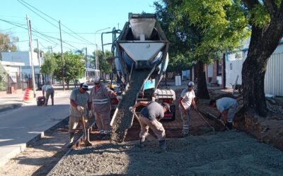 El municipio lleva a cabo tareas de hormigonado en el macrocentro 1 9856 HOLA e1706198740779
