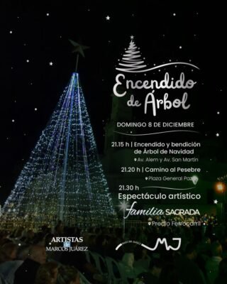 La ciudad se prepara para el tradicional encendido del árbol de Navidad 1 468800422 1014092514095158 237177467813641125 n