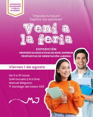 Se viene una nueva edición de la “Expo Carreras” 1 WhatsApp Image 2025 07 25 at 09.07.53 819x1024 1