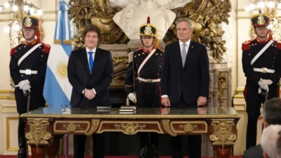 Milei pone en pausa los cambios en el Gabinete tras la jura de Pablo Quirno 1 720 13