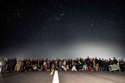 Astroturismo en Marcos Juárez convocó a más de 200 personas en el Aeroclub 1 1000498843